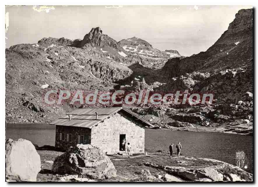 CPSM Vallee des Merveilles (A M) Lac Long Superieur Le Chalet C A F