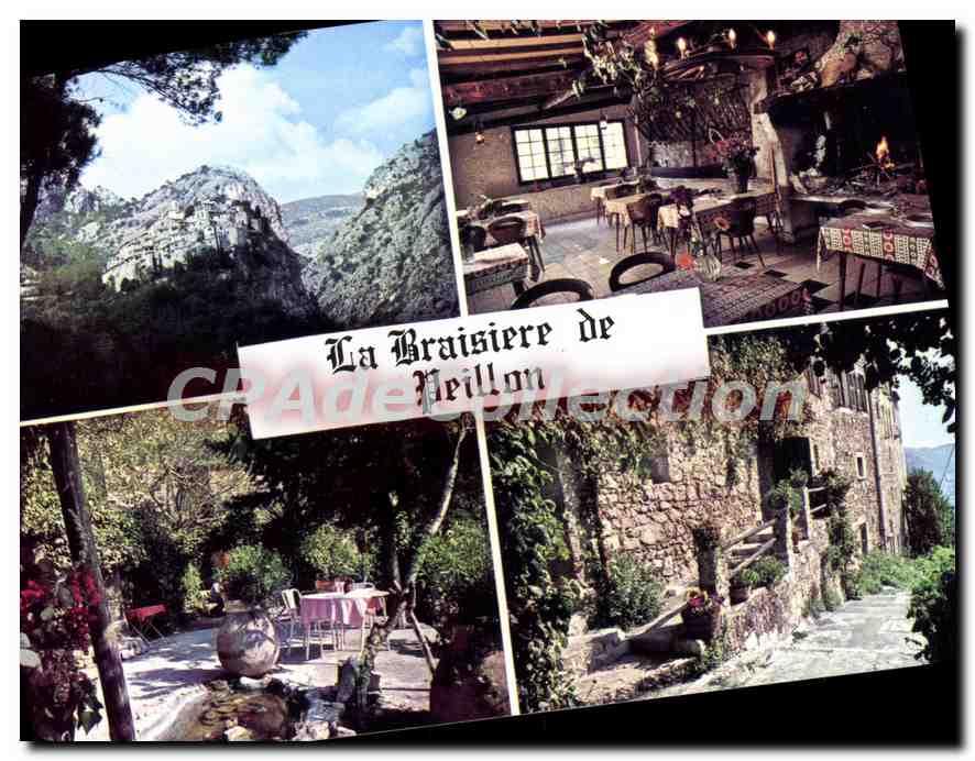 CPSM  Nice La Braisiere de Peillonj Auberge route de Sospel au depart de Nice