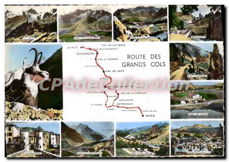CPSM Les Sites Pittoresque Route des Grands Cols 