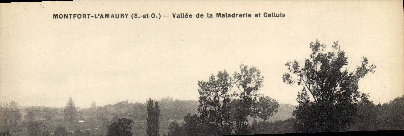 Montfort-l'Amaury (S.-et-O.) — Vallei van de Maladrerie en Galluis