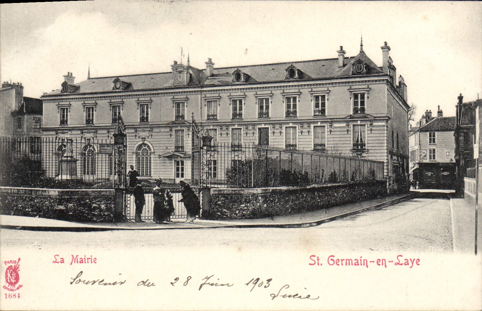 La Mairie — St. Germain-en-Laye — Paris Éditeur, n° 1684