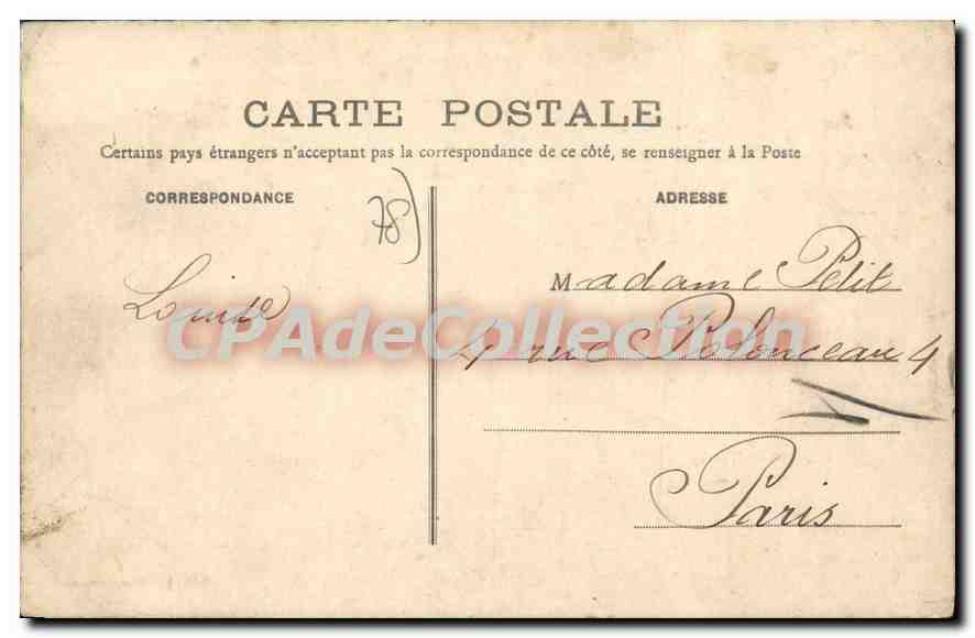 Aubergenville - Château de La Garenne (face intérieure) — Environ de Meulan — Edit. J. Klein, Meulan — Verso