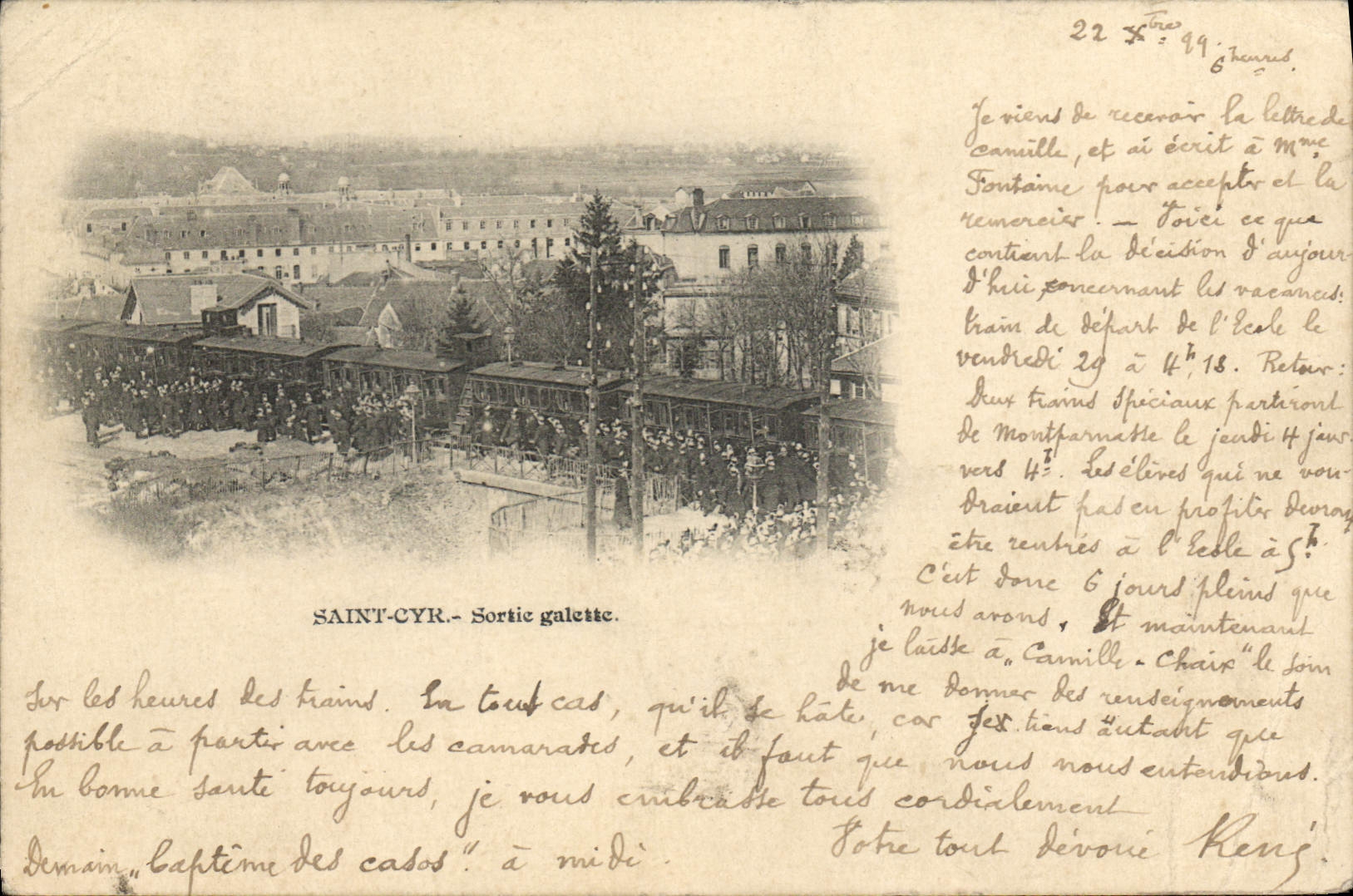 SAINT-CYR - Sortie galette — École militaire, éditeur inconnu, n° de série non visible