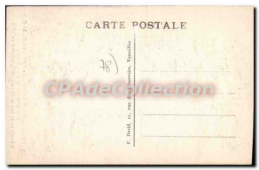 Abtei Port-Royal-des-Champs — Grabmal von Jean Racine — Verlag F. David, Versailles — Rückseite