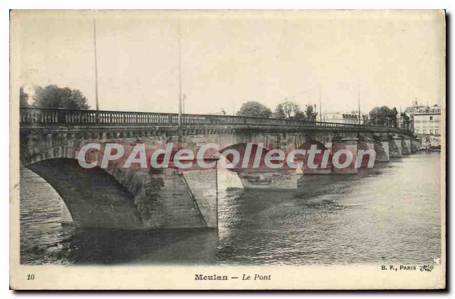 CPA Meulan Le Pont