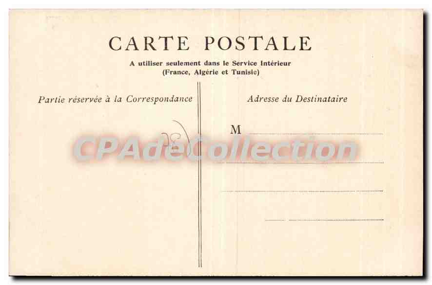 Abbaye des Vaulx-de-Cernay — monument religieux entouré de lierre — CPAdeCollection — Verso