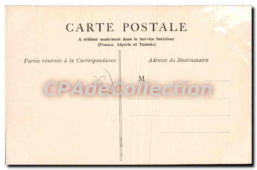Abbaye des Vaulx-de-Cernay — Portail en pierre avec voie pavée — texte imprimé en bas — Verso
