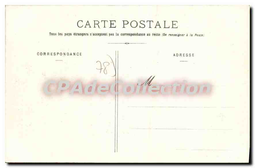 CPA Rochefort en Yvelines ( S et O) Le Chateau et les Cascades — Back