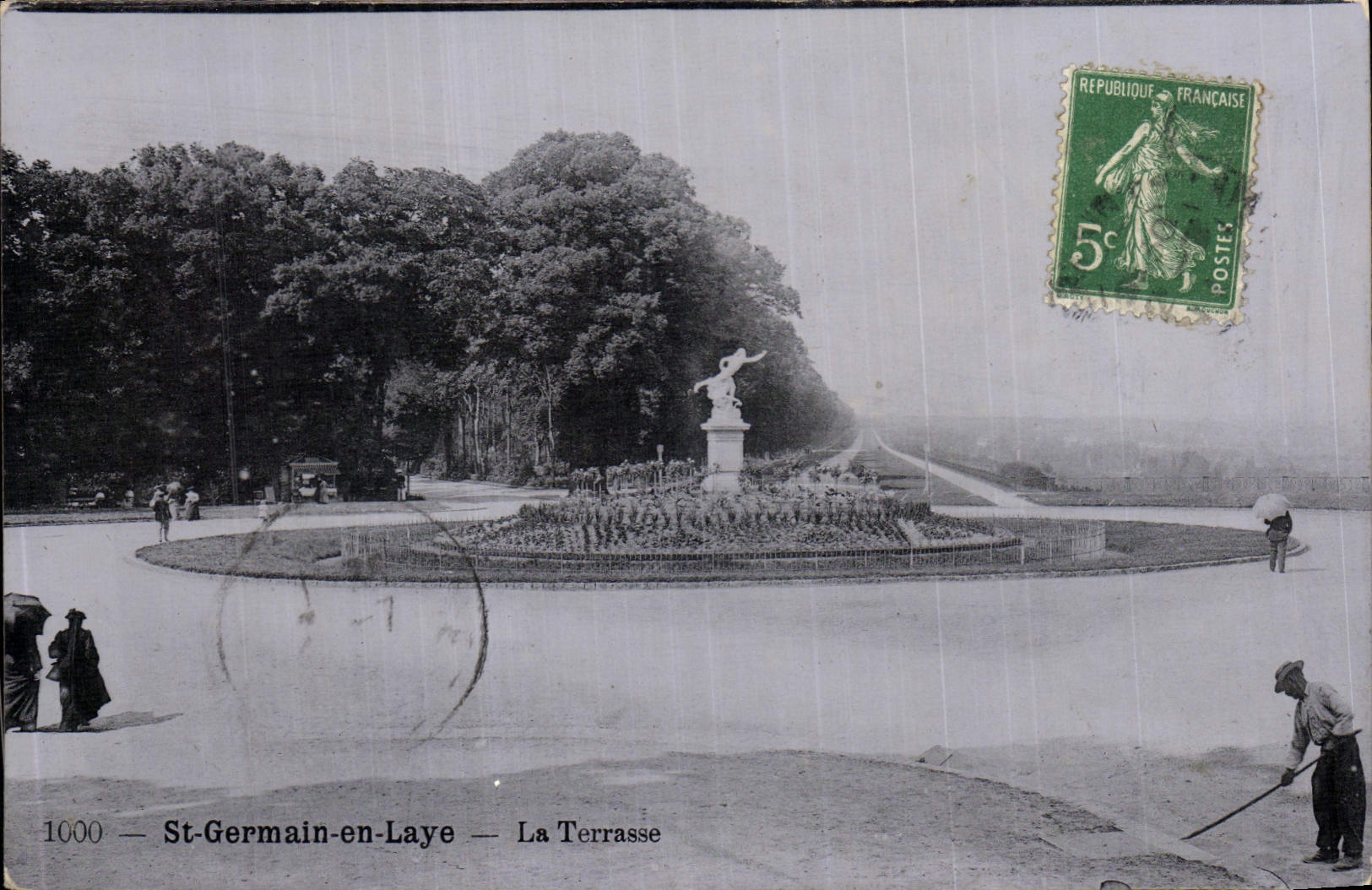 St-Germain-en-Laye — La Terrasse — éditeur inconnu, n° 1000