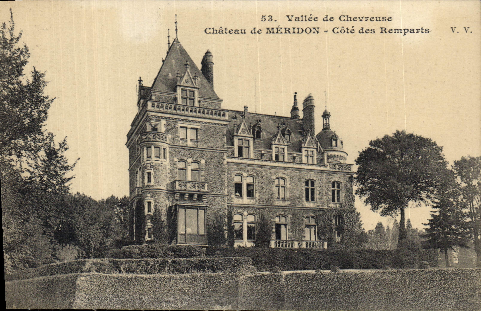 CPA Vallee de Chevreuse Chateau de Meridon Cote des Remparts