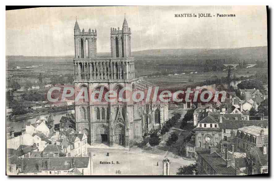Mantes-la-Jolie - Panorama — éditeur Reitten L. S.