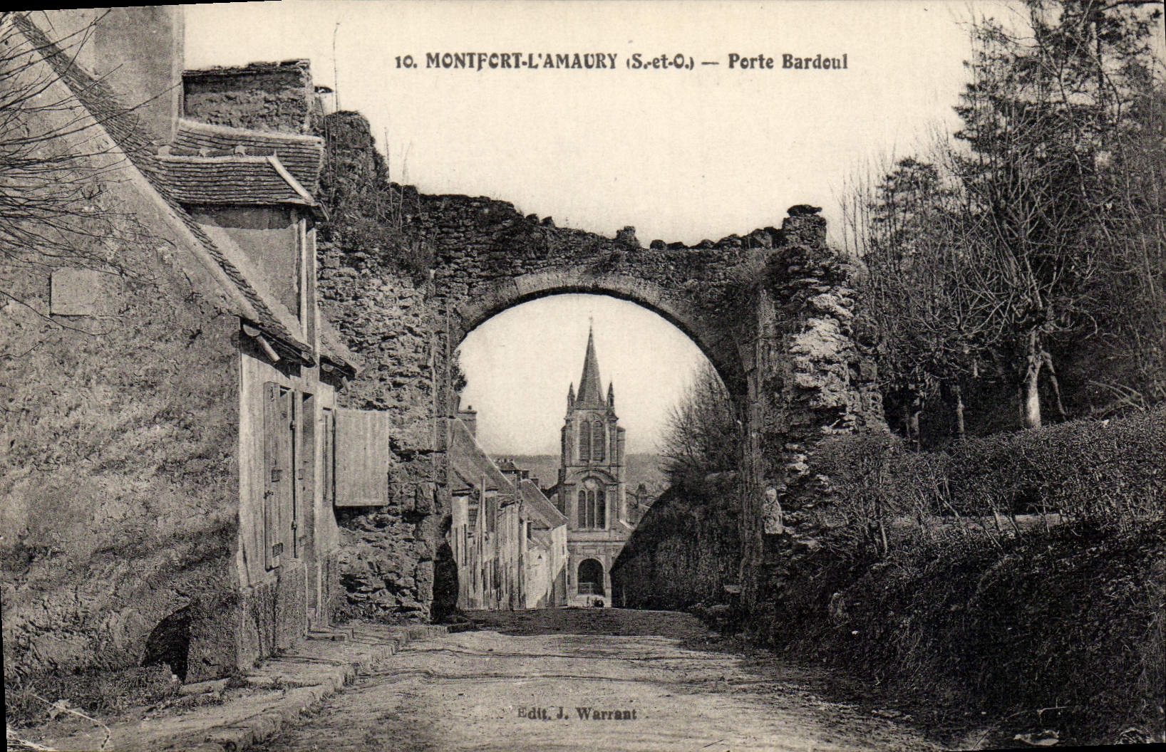Montfort-l'Amaury (S.-et-O.) — Porta Bardoul — Edit. J. Warrant