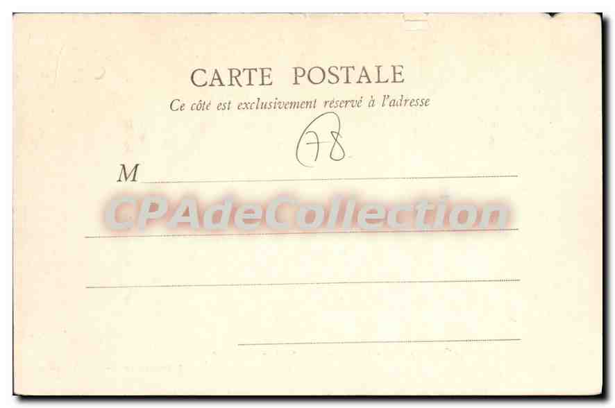 Montfort-l'Amaury (S.-et-O.) — Puerta Bardoue — Entrada antigua al Castillo — A. Bourdier, editor, Versalles — Reverso