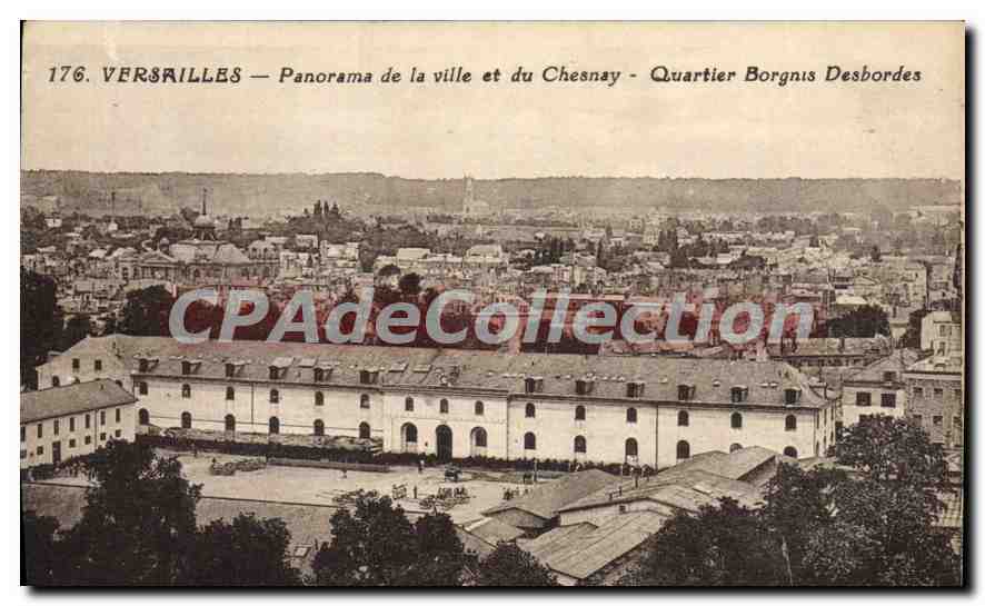 Versailles — Panorama de la ville et du Chesnay - Quartier Borgnis Desbordes