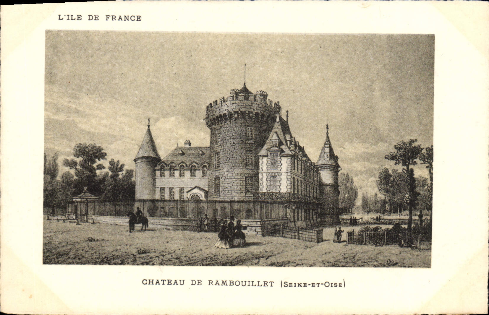 Castillo de Rambouillet — Seine-et-Oise — Edición Artística SUPRA París