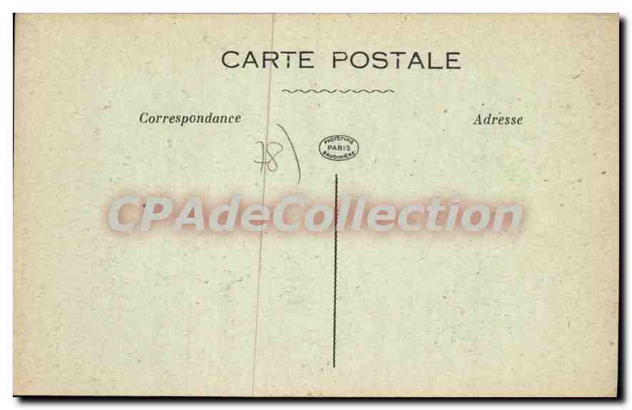 MANTES — Vue panoramique — Éd. Claudin, n°24 — Verso
