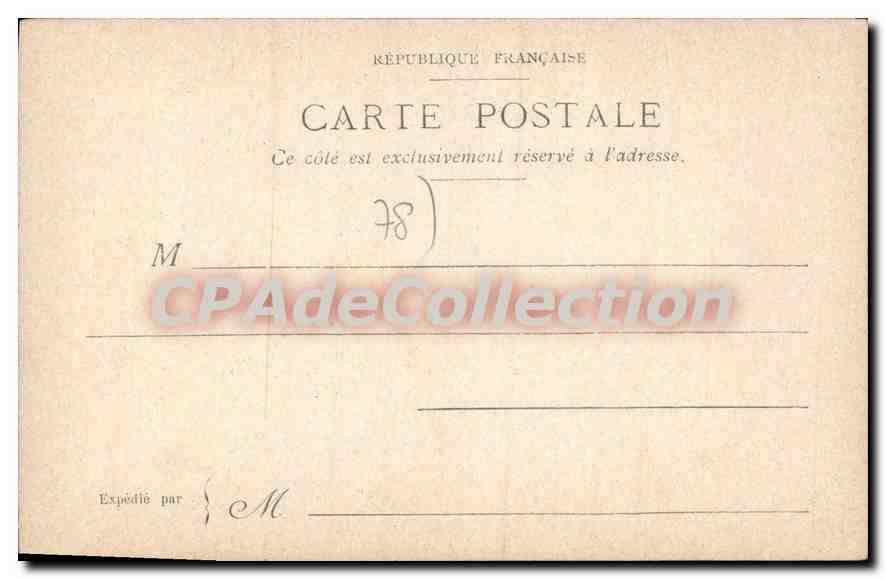 CPA Mantes sur le Catrany de Mantes (S O) — Verso