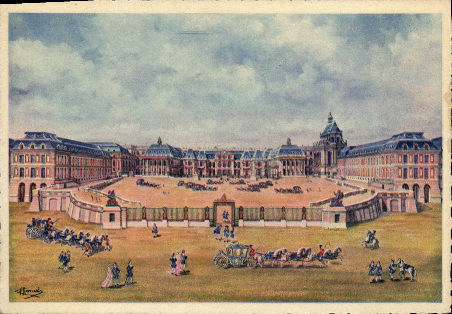 Château de Versailles — Façade extérieure — Éditions Gaby, Nantes