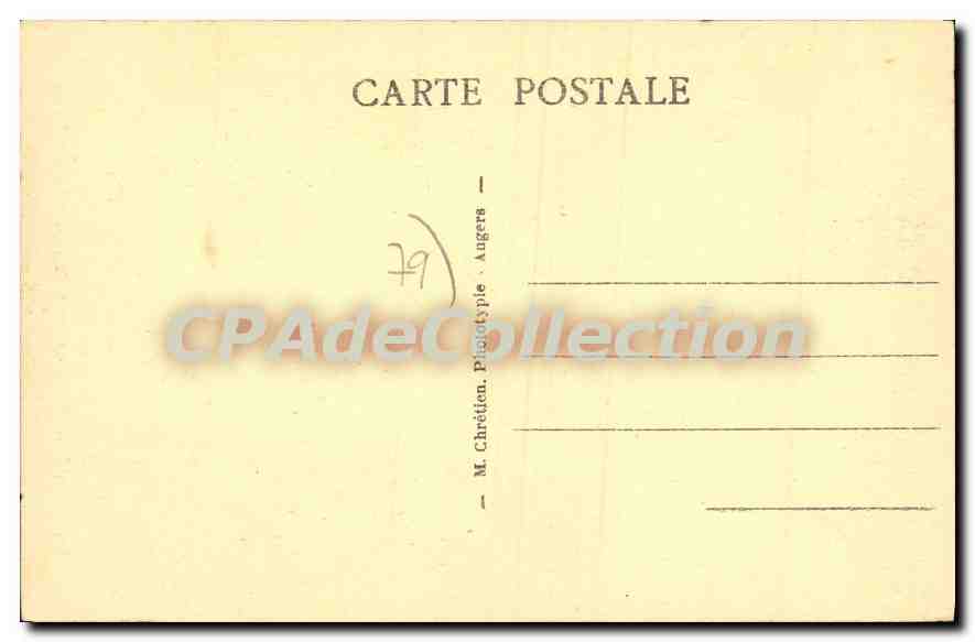 CPA Argenton Chateau (D S) Porte de l'Eglise (XIIes) — Rückseite