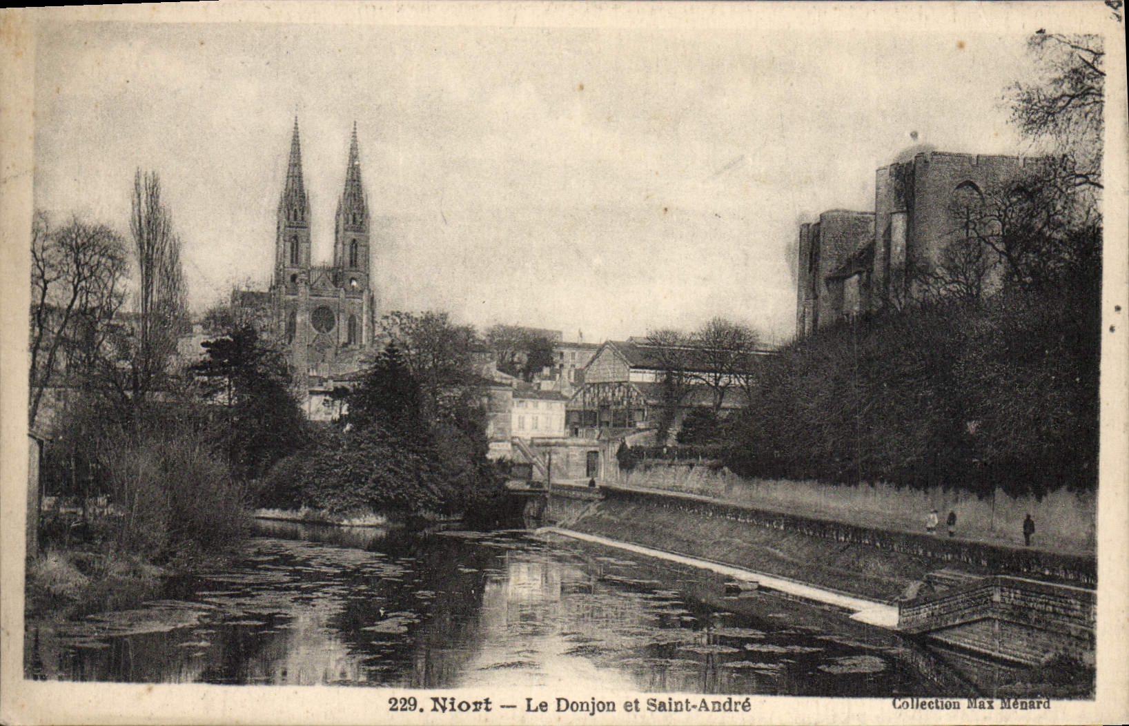 Niort — Le Donjon et Saint-André — Collection Max Ménard