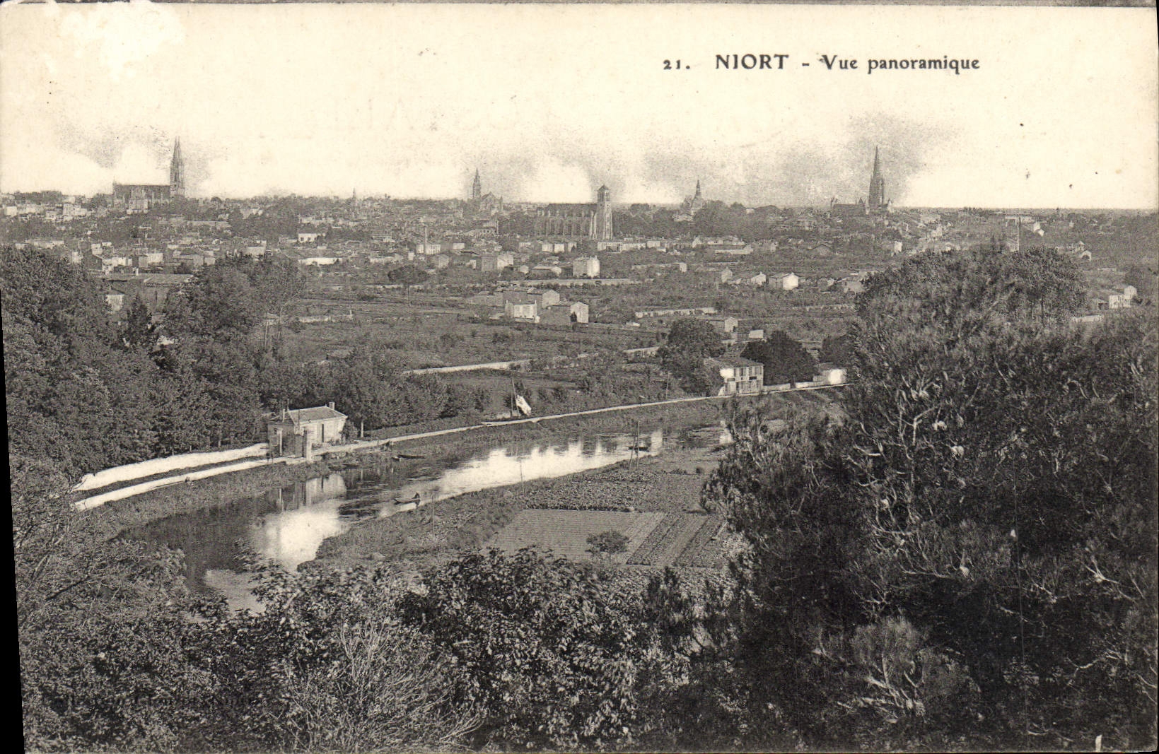 Niort - Vue panoramique — éditeur inconnu, n° 21