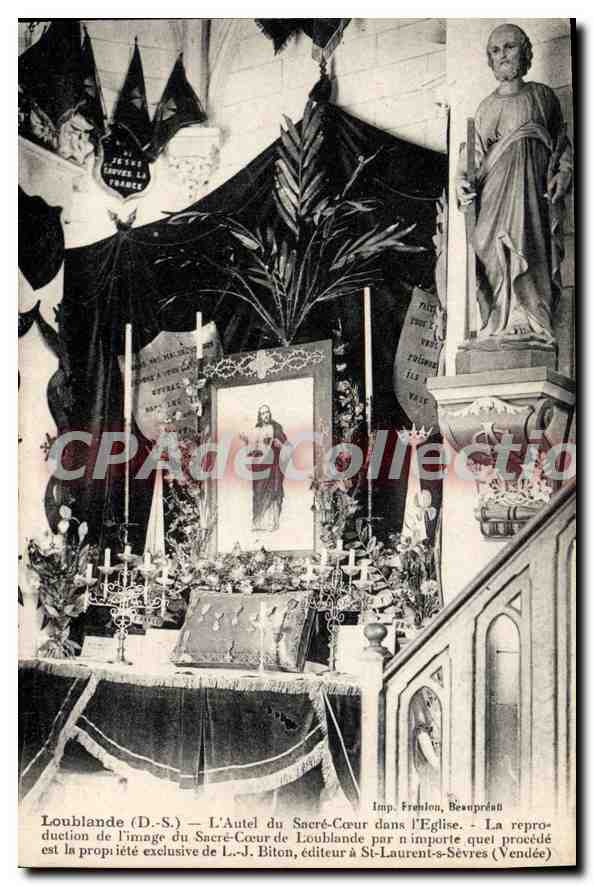 CPA Loublande (D S)L'Actuel du Sacre Coeur dans l'Eglise