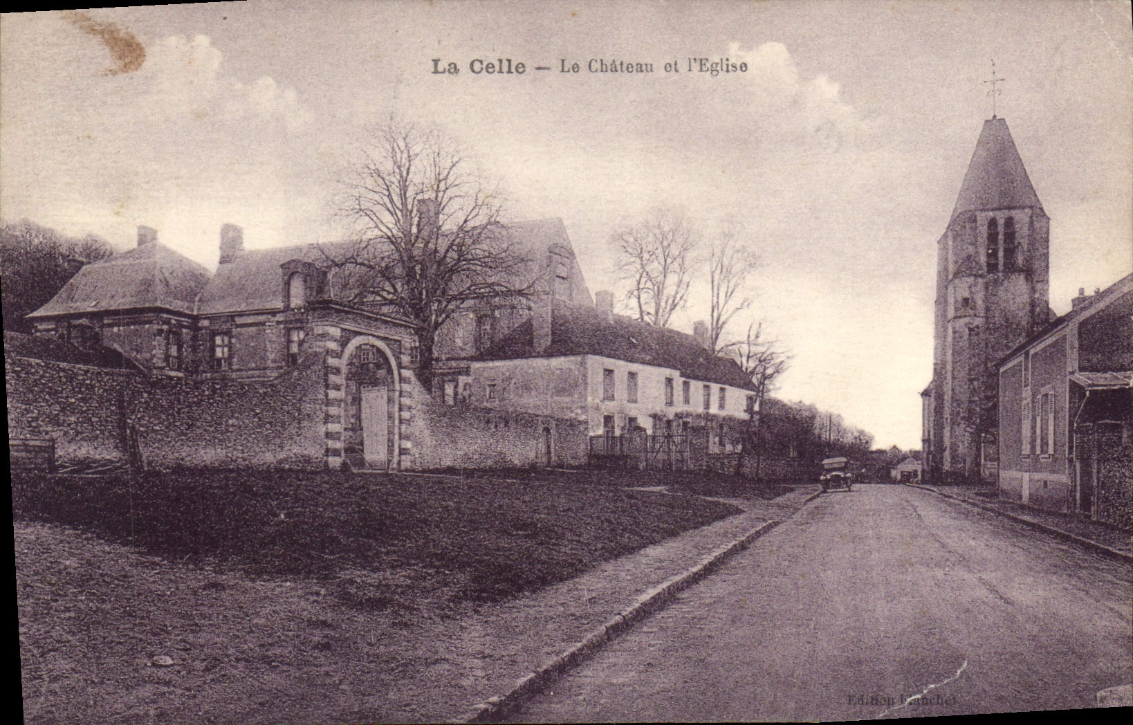 CPA La Celle Le Chateau et l'Eglise