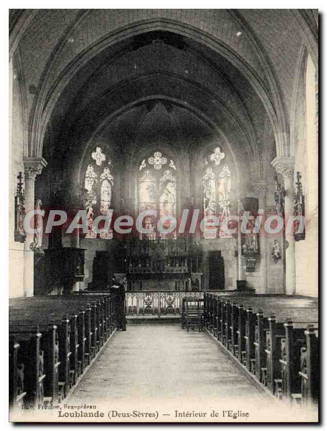 Loublande (Deux-Sèvres) — Intérieur de l'Église