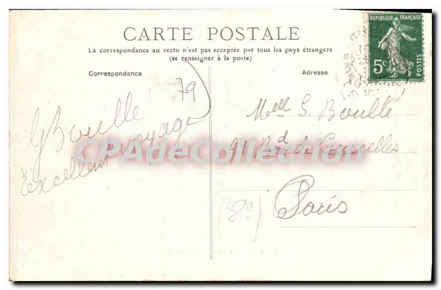 Niort - La Place de la Brèche — Collection Clouzot, Niort, n°98 — Reverso