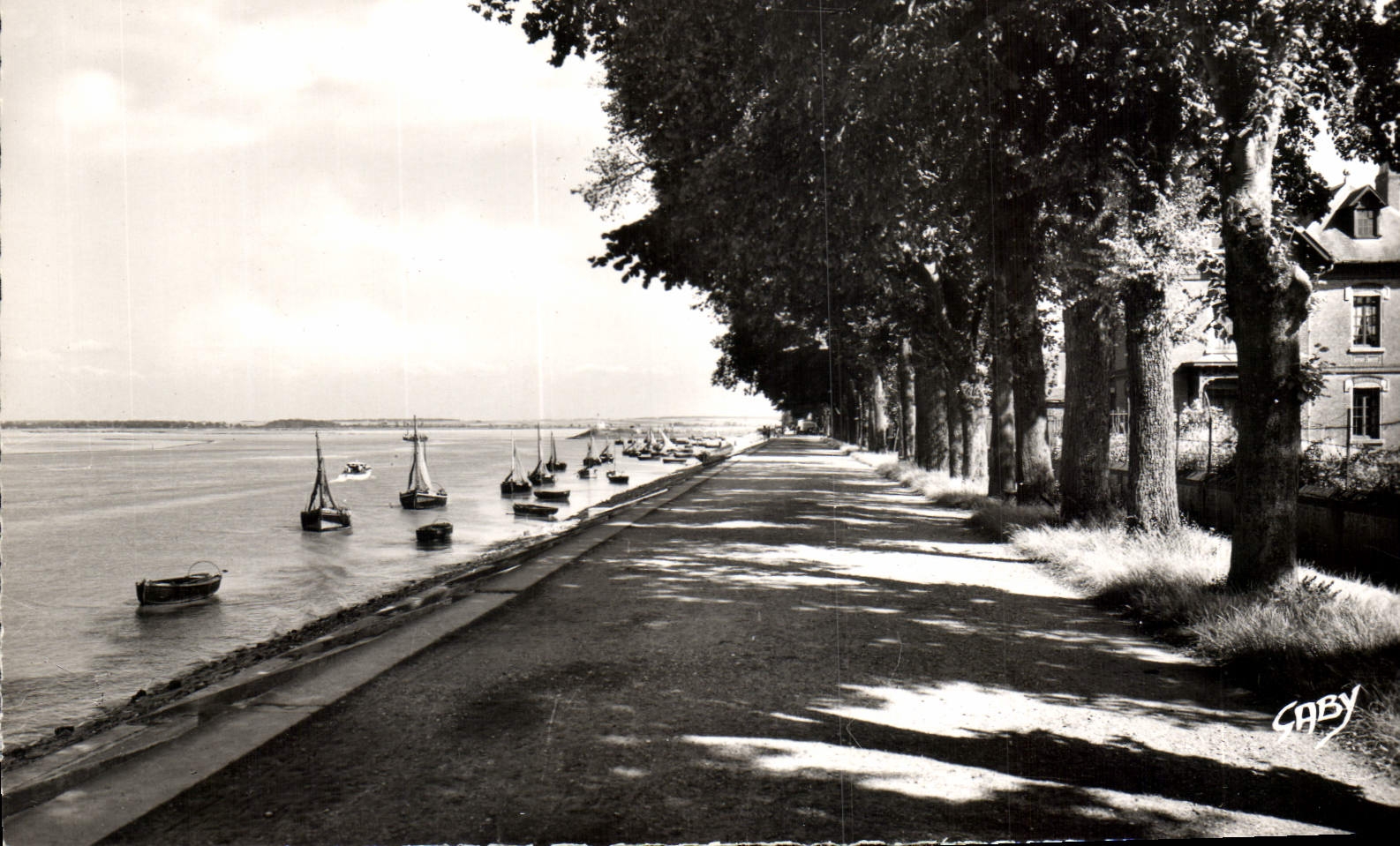 CPA Saint Valery sur Somme (Somme) La Promenade sur le Port