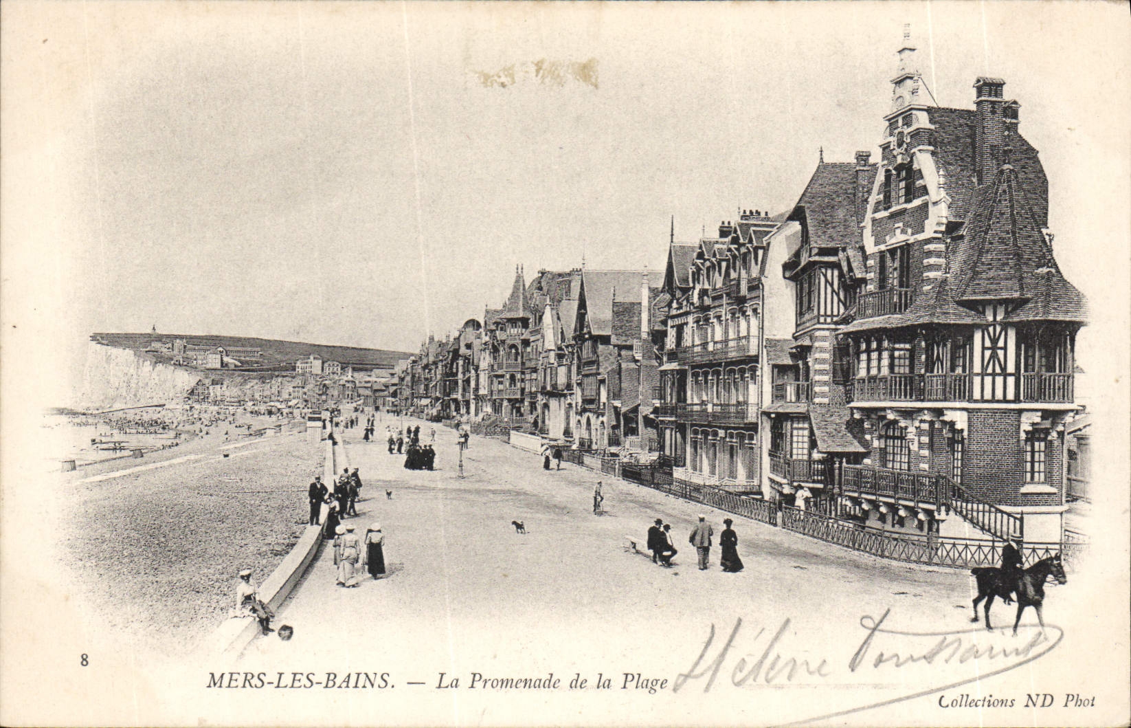 MERS-LES-BAINS — La Promenade de la Plage — Hélène Tournaimd, Collections ND Phot