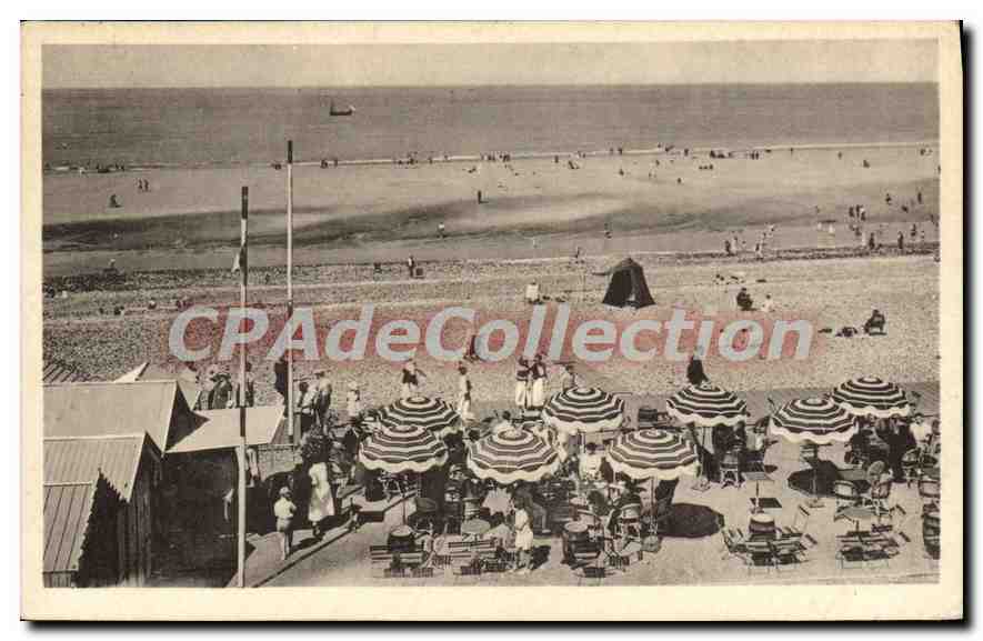 Cayeux-sur-Mer — plage et bar du Soleil — CN DES ARTS PHOTO-MÉCANIQUES - S'MARBOURG