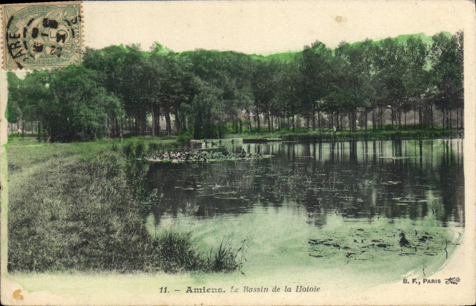 Amiens. Le Bassin de la Holoie — B. F., PARIS, n°11