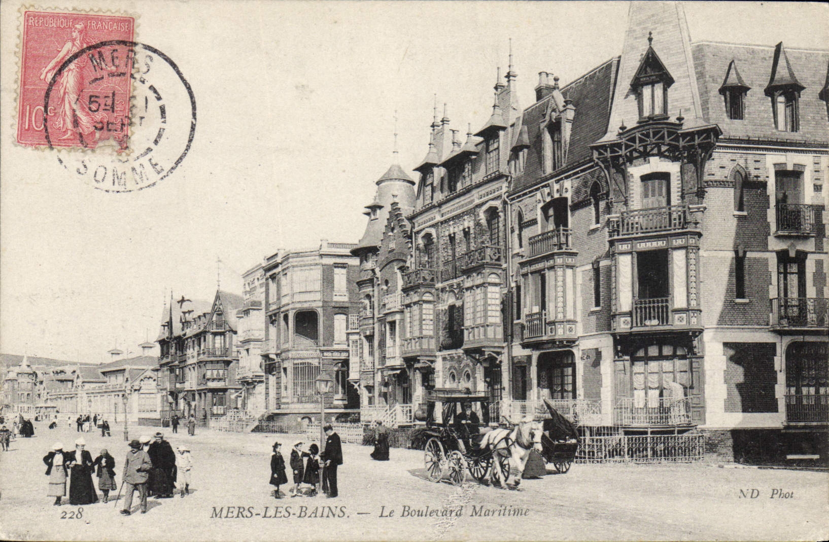 MERS-LES-BAINS — Le Boulevard Maritime — ND Phot
