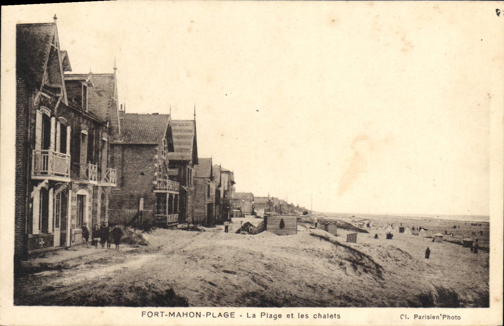 CPA Fort Mahon Plage La Plage etles Chalets