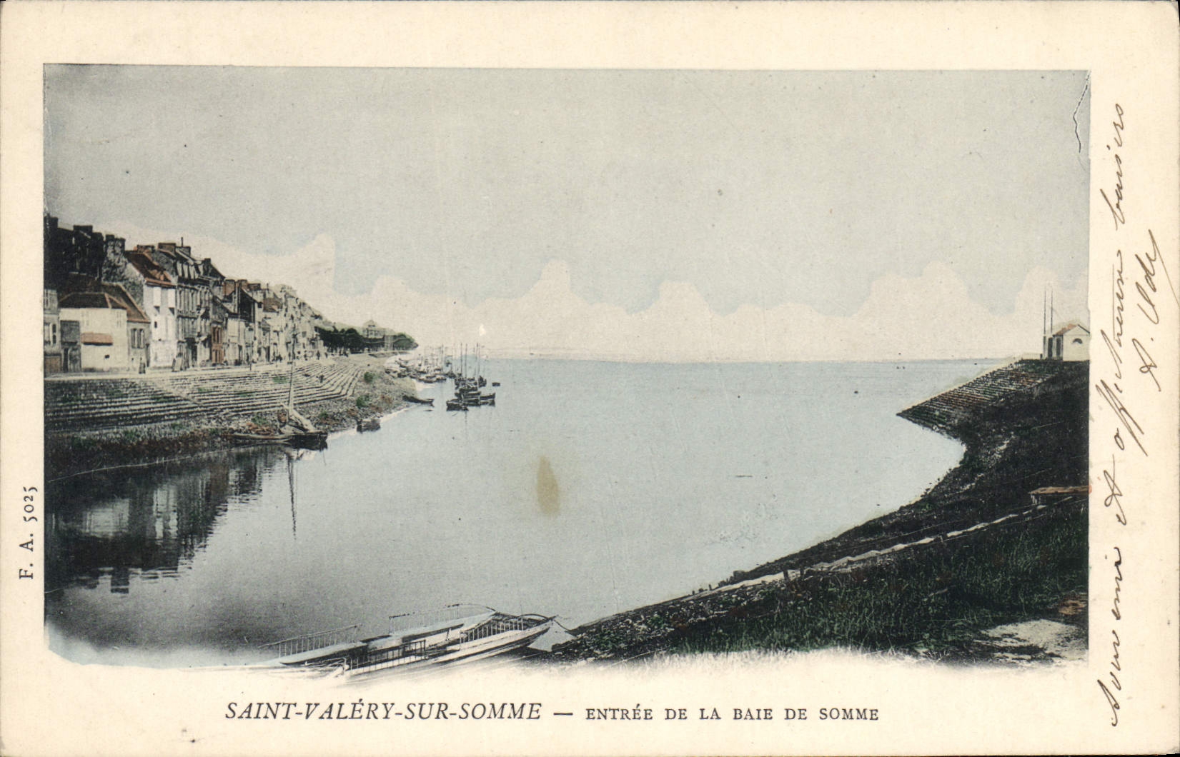 CPA Saint Valery sur Somme Entree de la baie de somme