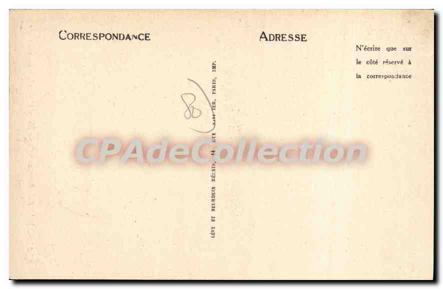 CPA Abbeville Monument aux Morts (Louis Leolabart sculpt) — Verso