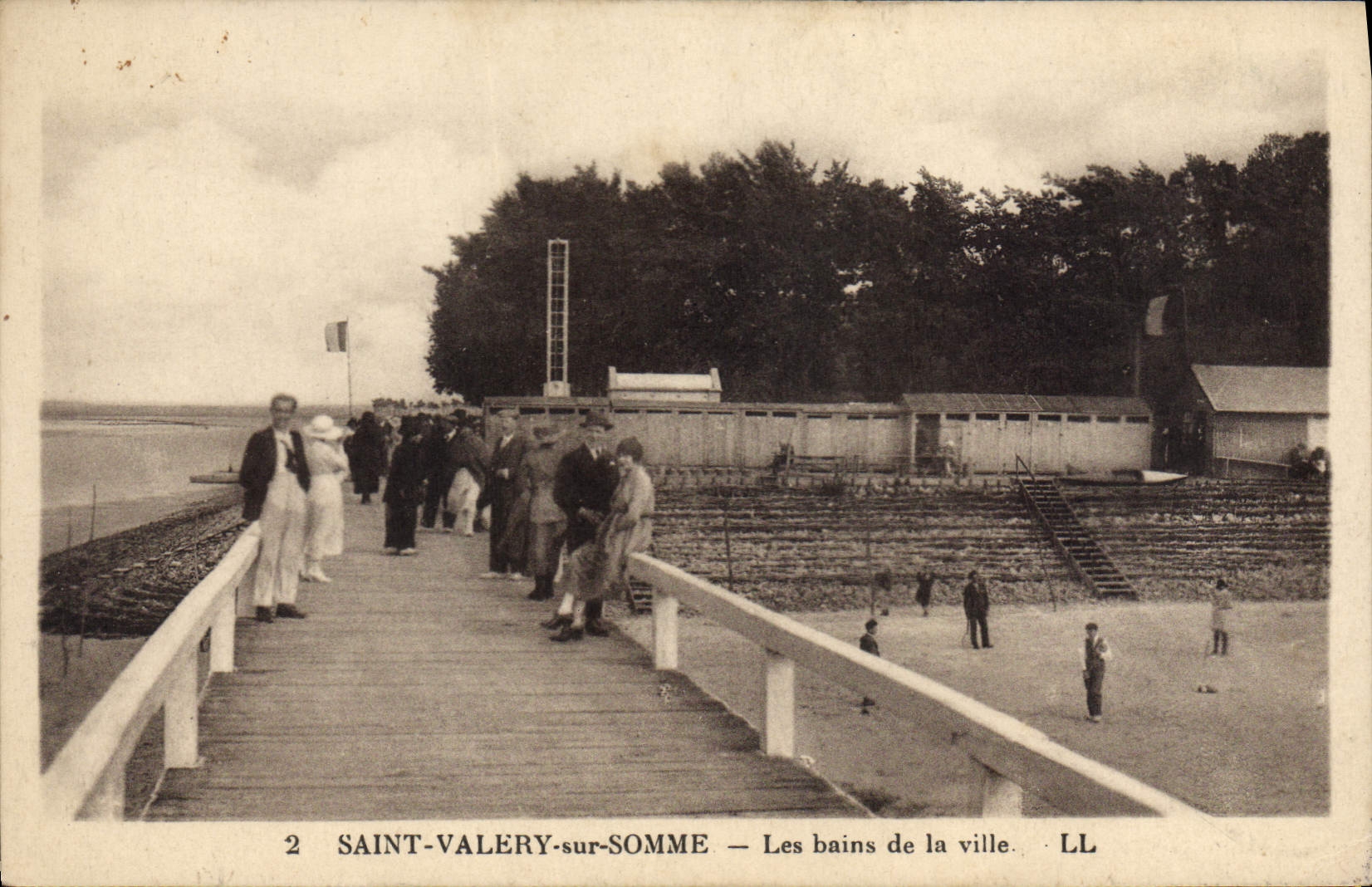 CPA Saint Valery Sur Somme Les Bains de la Ville