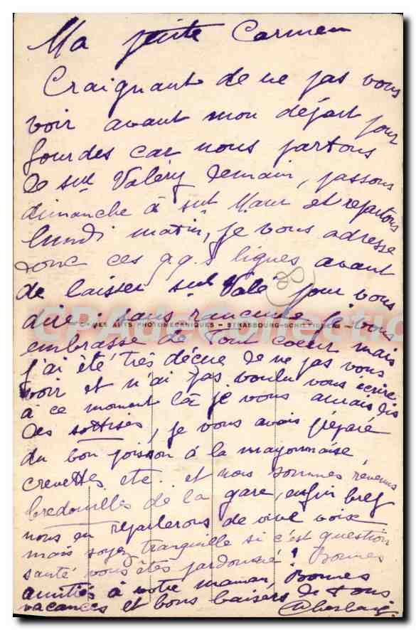 CPA Saint Valery Sur Somme Les Bains de la Ville — Rückseite