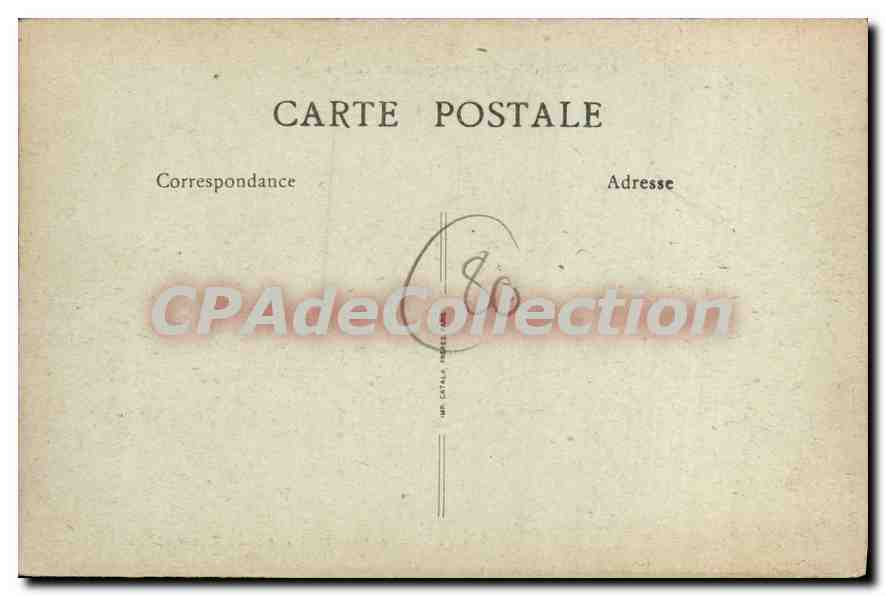 CPA Moreuil (Somme) La rue du Santerre — Back