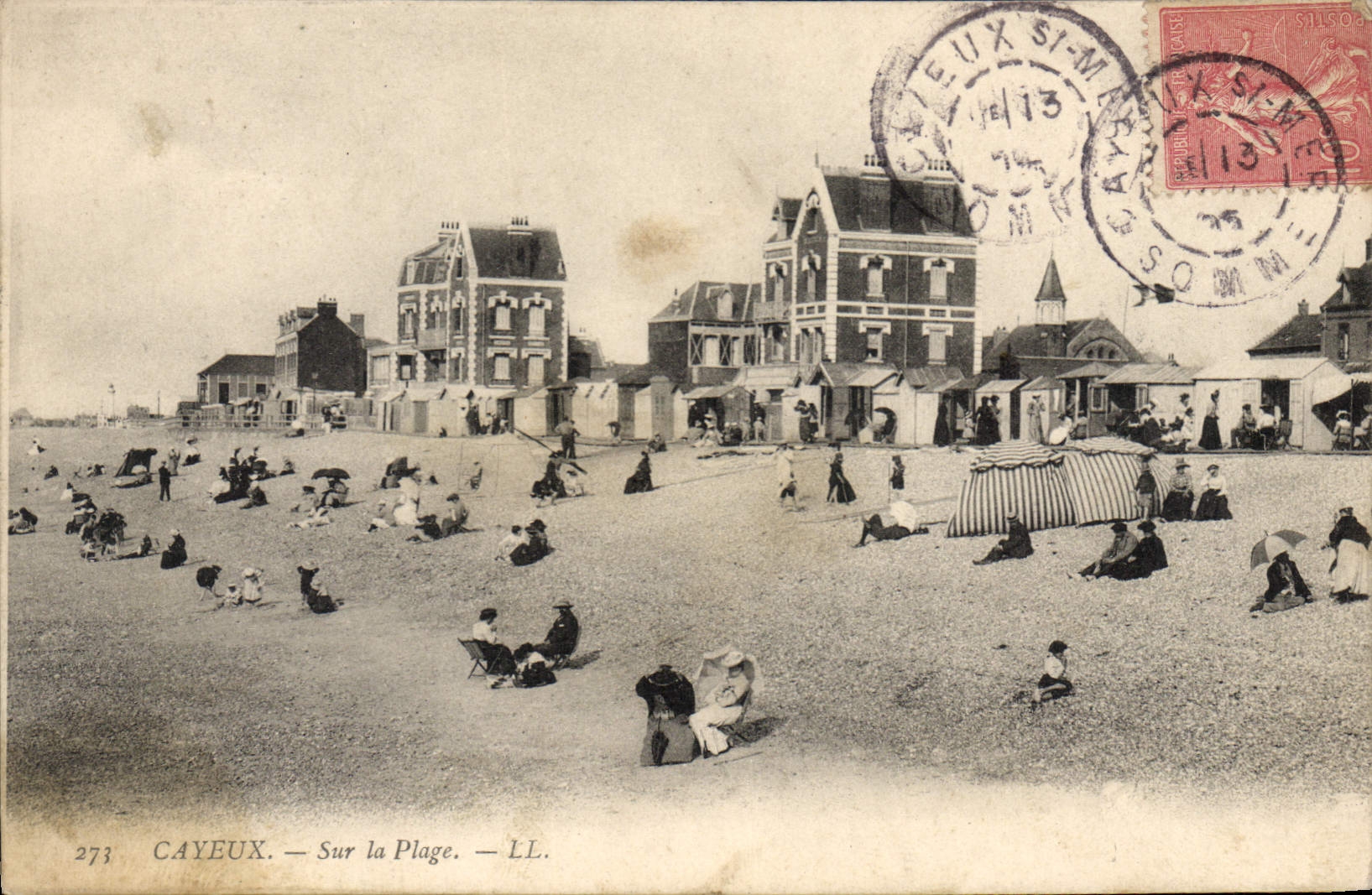 CAYEUX-SUR-MER — Sur la Plage — LL. n°2773