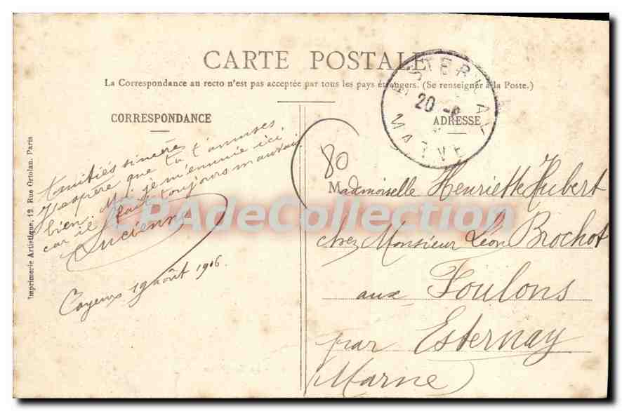 CAYEUX-sur-MER (Somme) — Le Brighton — Éditeur : CAYEUX-sur-MER (Somme) — n° de série non visible — Reverso