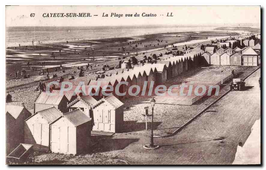 CAYEUX-SUR-MER — La Plage vue du Casino — LL