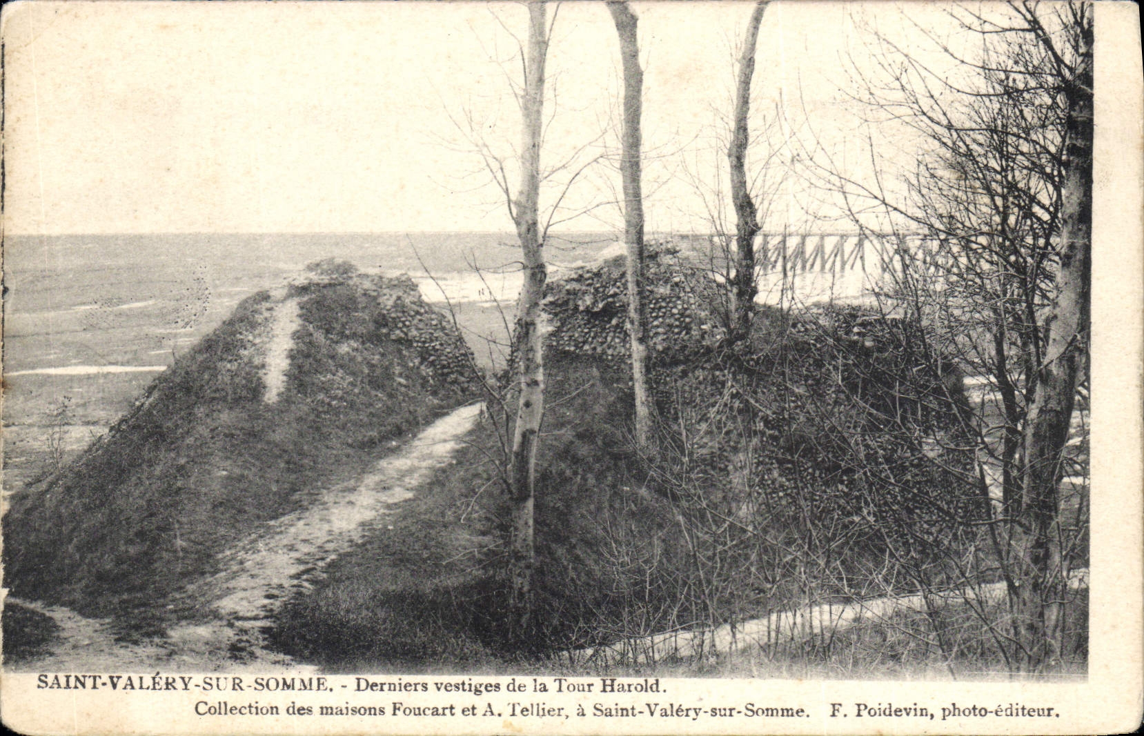 CPA Saint Valery sur Somme Derniers vestiges de la Tour Harold