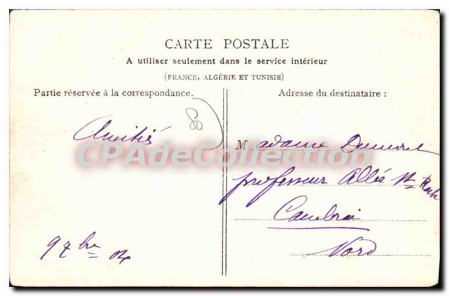 CPA Saint Valery sur Somme Derniers vestiges de la Tour Harold — Back