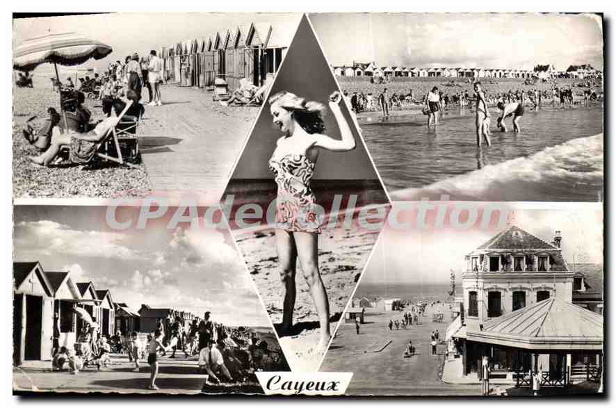 Cayeux-sur-Mer — plage et cabines — éditeur Les Arts Photométriques
