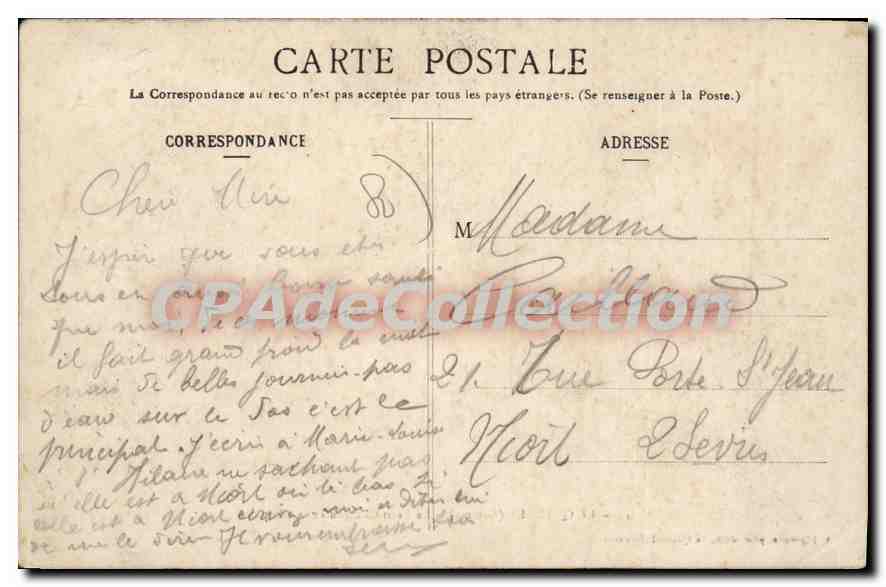 Le Quesnel (Somme) — El Pequeño Castillo y su Capilla — A. Bigorgne, fot.-edit., Le Quesnel (Somme) — Reverso