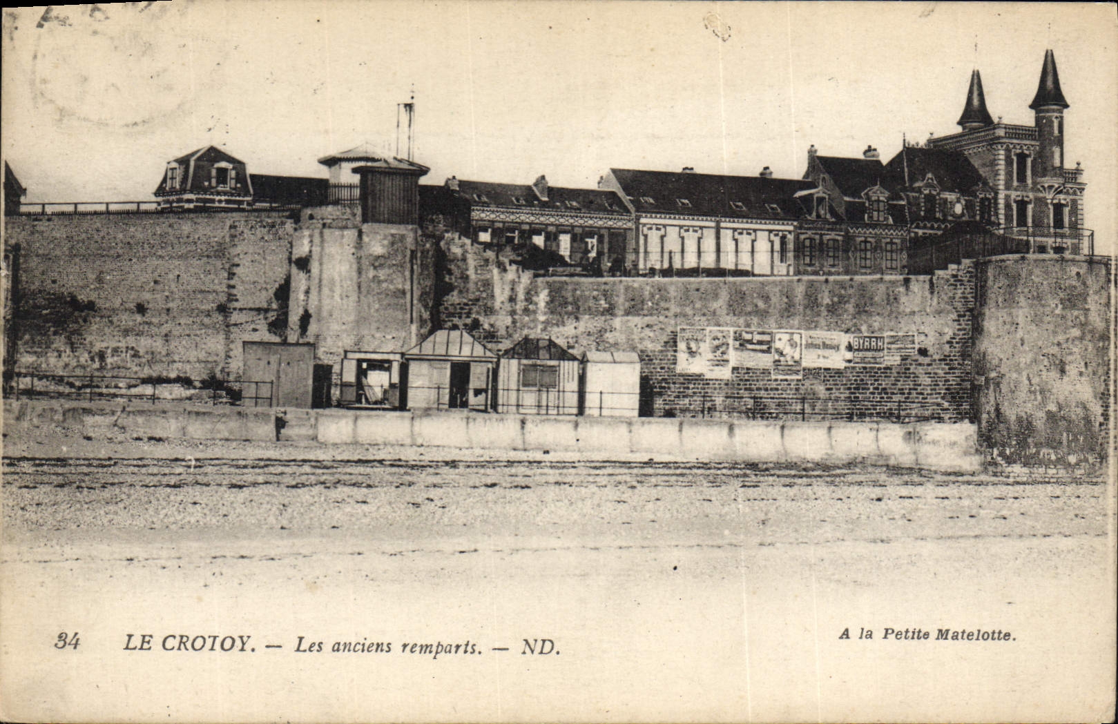 Le Crotoy — Les anciens remparts — ND. — A la Petite Matelotte.