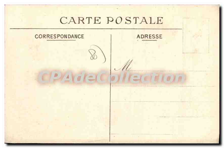 CPA Bois de Cise La falaise et l'entree de la Plage — Back