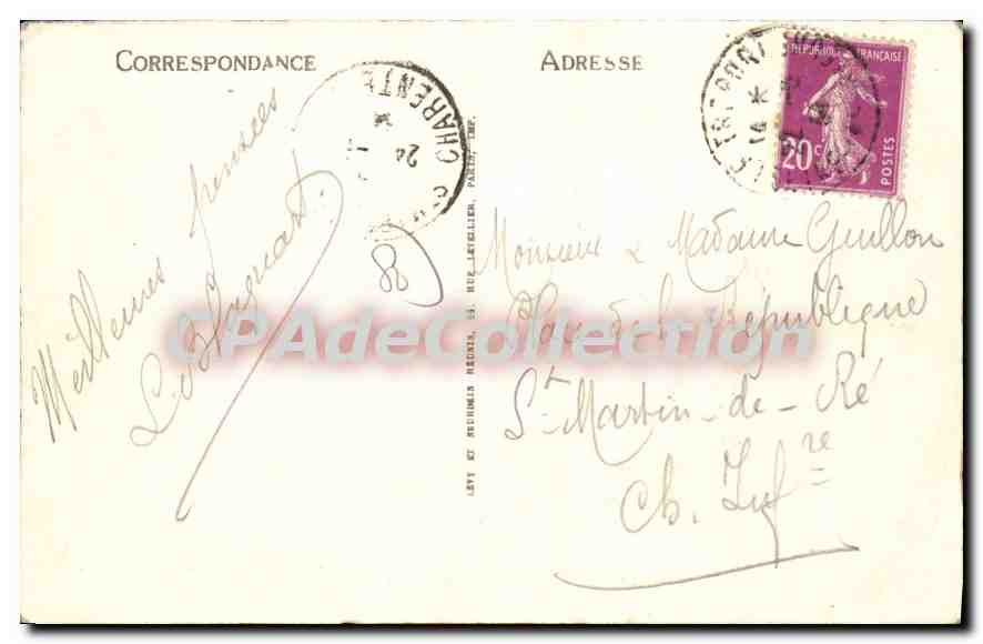 Mers-les-Bains — L'Esplanade vers le Tréport — Édition des Nouvelles Galeries, n°138 — Verso